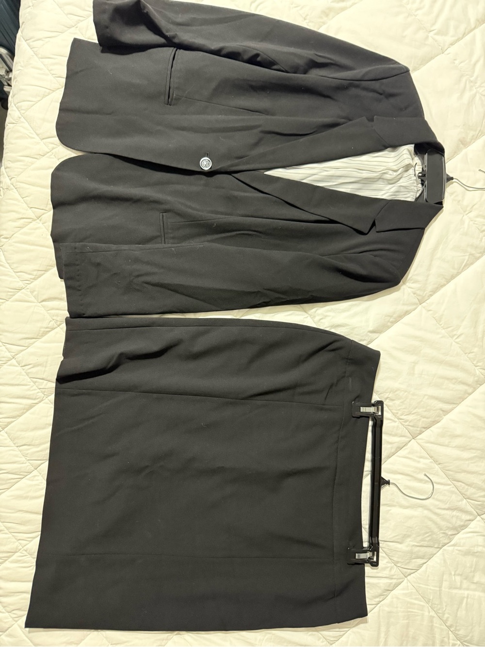 Chaus Black Women's Blazer and Skirt Set